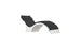 The Signature Chaise Cushion by Ledge Lounger offers a modern look with a sleek white frame, black cushioning, curved design, and attached headrest pillow for ultimate comfort. Part of the Signature Chaises collection, it perfectly blends elegance and relaxation.