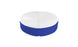 Relax in style with the Ledge Lounger Signature Round Sunbed, featuring a white cushioned top and blue base. Perfect for outdoor spaces, its minimalist design and central button detail offer a modern touch to your decor.