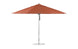 The Ledge Lounger Essential Fiberglass Umbrella features a 13 octagon marine-grade orange canopy with a durable aluminum pole and round base, offering a simple, modern design thats fully extended to provide ample shade in any weather.