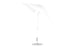 The Essential Fiberglass Umbrella by Ledge Lounger is a 6.5 square with a metal pole, circular base, and auto tilt. Its marine-grade fabric ensures its ideal for outdoor use, offering shade and durability.