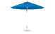 The Essential Fiberglass Umbrella - 11 Octagon Pulley by Ledge Lounger combines a robust metallic pole, round base, and strong metal support ribs beneath marine-grade fabric. Its wind-resistant design offers ample shade with an extensive octagonal canopy.