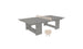 Enjoy outdoor fun with the Ledge Lounger Table Tennis Set. This gray miniature table includes a center net and comes with two white ping pong paddles crossed elegantly in front, ready for action.