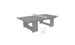 The Ledge Lounger Table Tennis Set enhances outdoor fun with a sleek gray table and light green net, plus two white paddles and balls ready for play.