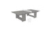 The Ledge Lounger Table Tennis Set features a gray ping pong table with a white net, two white paddles, and a ball, all set against a white background.