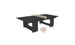 The Table Tennis Set by Ledge Lounger features a sleek black table with a beige net, ideal for outdoor fun. The minimalist set includes two beige paddles and a ball, exuding modern design.