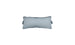 The Ledge Lounger Signature Headrest Pillow is a rectangular light gray pillow with a subtle sheen and softly curved edges, ideal for in-pool relaxation. Its minimalist design on a white background offers customizable options to complement any style.