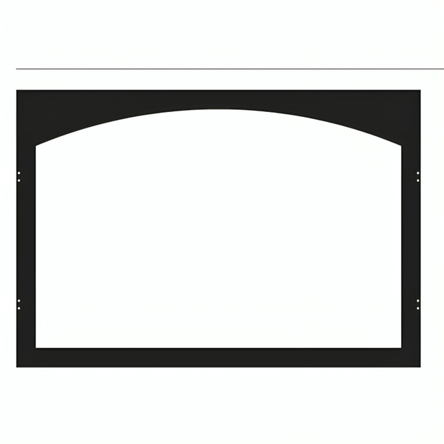 American Hearth Black Arch Door Frame VBY42GBL