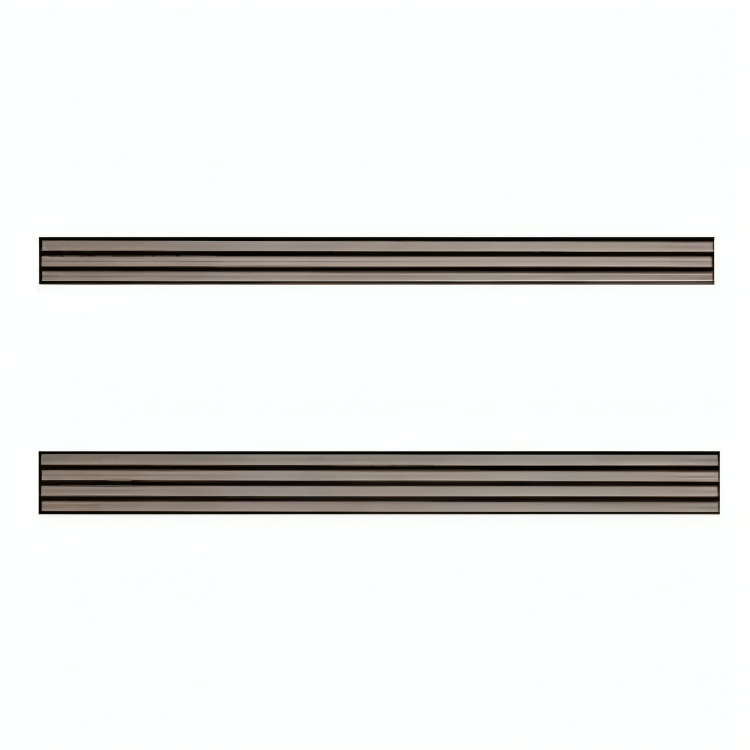 American Hearth 24-inch Slat Hammered Pewter Louvers VPL24HP