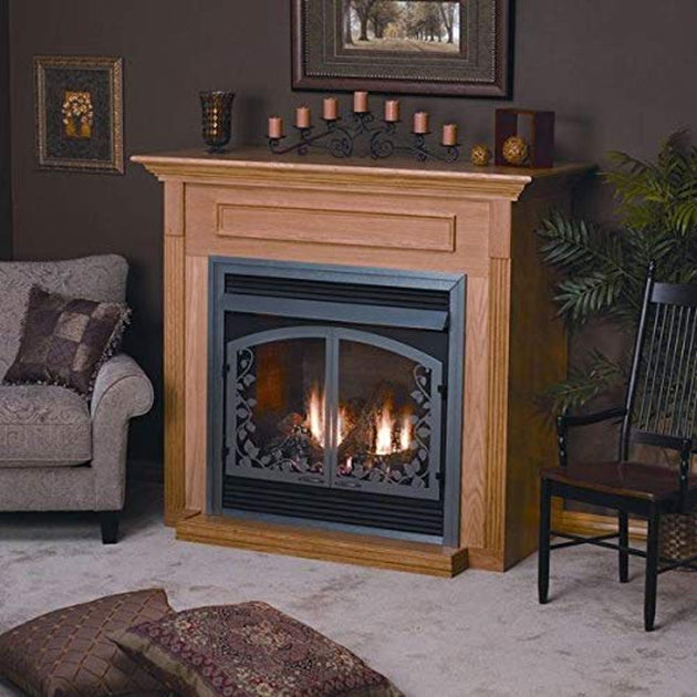 American Hearth 24-inch Unfinished Hardwood Mantel with Base EMF22UH