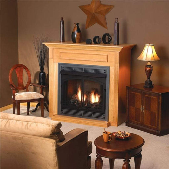American Hearth 26-inch White Mantel with Base EMBF11SW