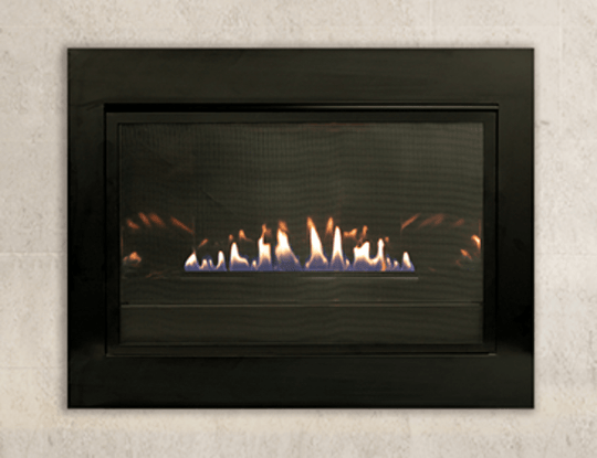 American Hearth 4-Sided Black Metal Surround DS28334BL