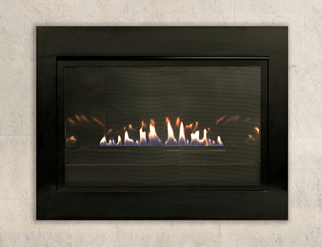 American Hearth 4-Sided Black Metal Surround DS20334BL