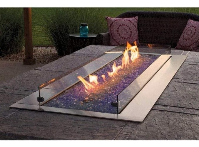 American Hearth 60 inch Carol Rose Manual Linear Fire Pit OL60TP10
