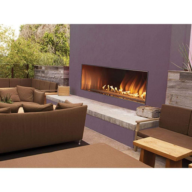 American Hearth Carol Rose 48 inch Linear Outdoor Fireplace OLL48FP12S