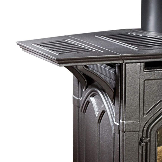 American Hearth Mahogany Cast Iron Porcelain Shelf Kit CSKM