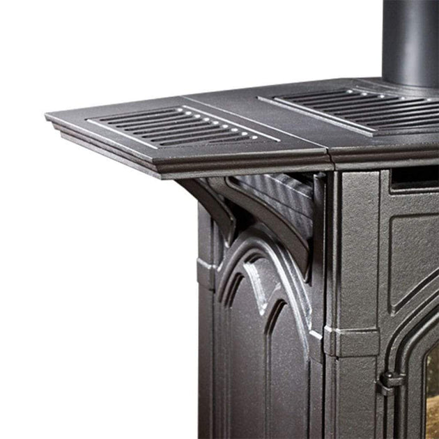American Hearth Mahogany Cast Iron Porcelain Shelf Kit CSKM