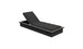 The Echo Chaise from Ledge Lounger is a modern, adjustable black lounger with sleek design, cushioned seat, and backrest. Its dark minimalistic base enhances sophistication in your outdoor space for a contemporary look.