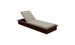 The Echo Chaise by Ledge Lounger is ideal for your outdoor area. It includes a light gray cushion, an adjustable backrest for comfort, and a sleek design with a rich brown wood finish that adds modern elegance and versatility.