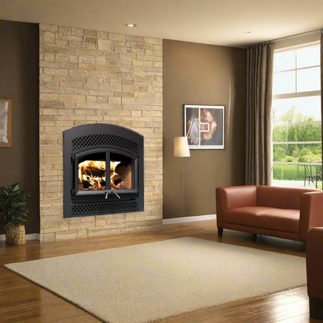 Valcourt Waterloo Arched Faceplate Wood Fireplace - FP15A