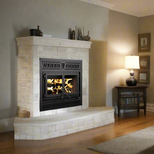 Valcourt Waterloo Square Faceplate Wood Fireplace - FP15