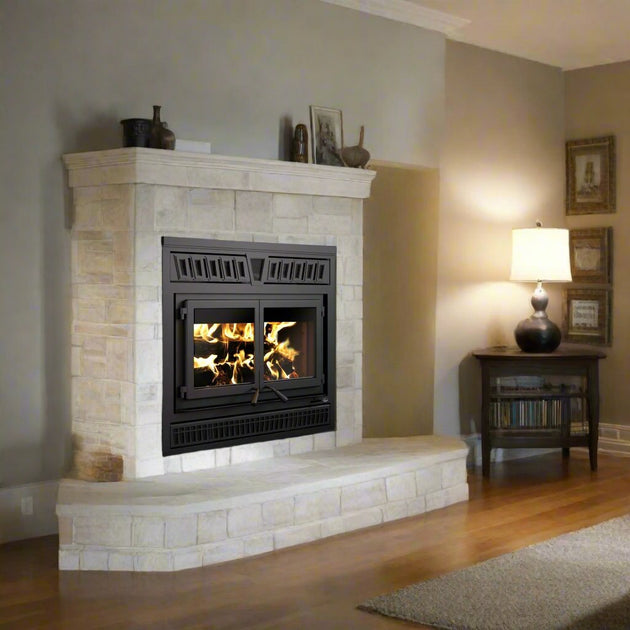 Valcourt Waterloo Square Faceplate Wood Fireplace - FP15