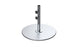 The Ledge Lounger Galvanized Steel Stack Umbrella Base has a central pole with two adjustable knobs, crafted from durable galvanized steel. Its wide, flat base ensures stability while the hollow pole fits center pole umbrellas. The smooth, reflective finish adds sleekness to any space.