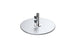 The Ledge Lounger Galvanized Steel Stack Umbrella Base features a central vertical cylindrical rod with two star-shaped knobs for easy adjustment. Crafted from galvanized steel, its compatible with center pole umbrellas and boasts a smooth, reflective surface for added elegance.