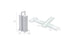 Ledge Loungers Dominoes set features a towering stack of rectangular tiles, resembling giant dominoes, that stands 20.5in tall and is 14in wide and deep. Each high-quality tile in the lawn game set measures 11in long, 5in wide, and 0.5in thick.