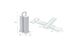 Ledge Loungers Dominoes set features a towering stack of rectangular tiles, resembling giant dominoes, that stands 20.5in tall and is 14in wide and deep. Each high-quality tile in the lawn game set measures 11in long, 5in wide, and 0.5in thick.