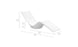 Elevate your indoor or outdoor space with the Autograph Chaise by Ledge Lounger. This modern white lounge chair boasts a sleek, wavy design, ensuring the ultimate lounging experience through perfect comfort and style.
