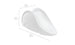 Experience the thrill of the Ledge Lounger Signature Slide, a spacious white pool slide with a smoothly curved design, measuring 55 inches in length and 27 inches in height—ideal for splash landings on your tanning ledge. Dimensions are elegantly showcased beside it.