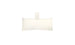 The Ledge Lounger Autograph Headrest Pillow is a rectangular pillow with a loop on top, made from durable marine-grade fabric. It offers comfort for lounging anywhere, either on land or in the pool, while its design remains elegantly simple in plain white.