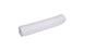 The Ledge Lounger Laze Doodle bolster pillow features a light gray pattern on smooth fabric, elegantly showcased against a plain white background to reveal its full cylindrical shape.
