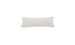 The Ledge Lounger Throw Pillow, 10x18 Rectangular - Final Sale, is centered on a white background, showcasing its simple, smooth texture and soft appearance.