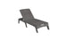 The Ledge Lounger Mainstay Chaise, a gray outdoor piece, features an adjustable backrest and sleek modern design with multiple reclining positions for ultimate comfort.
