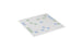 The Ledge Lounger Checkers & Tic Tac Toe board features a white checkered design with green and blue pieces. The grid pattern and side handles suggest a setup perfect for strategic abstract or giant lawn games.