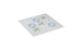 The Checkers & Tic Tac Toe board from Ledge Lounger displays light green Xs and light blue Os on a white background, with the completed game showing two horizontal Os surrounded by Xs, capturing the strategic charm of a giant lawn game.