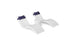 The Ledge Lounger Signature Chaise Headrest Pillow and Side Table In-Pool Set includes two navy headrests and a round table for your pool ledge—bringing comfort and style inspired by Signature In-Pool Chaise Loungers to your outdoor space.
