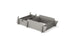 The Signature Lowback Chair Riser from Ledge Lounger is crafted in gray plastic with adjustable compartments ideal for organizing and storing items neatly.