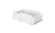 The Signature Lowback Chair Riser by Ledge Lounger is a white multi-compartment storage box with three sections against a plain white background. It includes side slots and notches for adjustable dividers, providing customizable storage solutions.