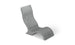 The Signature Chair by Ledge Lounger is a modern, minimalist gray lounger with a sleek, wave-like design. Made from smooth material, it features a continuous flow from the seat to backrest and base, perfect for your outdoor oasis or as an in-pool lounger.