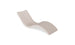 The Signature Chaise by Ledge Lounger features a modern, minimalist beige design with smooth curves that provide wave-like ergonomic comfort. Ideal for indoor or outdoor pool relaxation, it seamlessly blends style and functionality.
