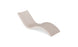 The Signature Chaise by Ledge Lounger features a modern, minimalist beige design with smooth curves that provide wave-like ergonomic comfort. Ideal for indoor or outdoor pool relaxation, it seamlessly blends style and functionality.