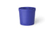 The Ledge Loungers Signature Ice Basin is a blue cylindrical plastic container with a removable lid and internal strainer, resembling a beverage cooler, set against a plain white background.