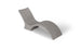 The Signature Chaise Deep by Ledge Lounger is a modern, sculptural chaise lounge perfect for your tanning ledge. It features a smooth gray surface and a wavy, minimalist design with a curved seat and backrest for an elegant silhouette ideal for sun relaxation.