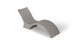The Signature Chaise Deep by Ledge Lounger is a modern, sculptural chaise lounge perfect for your tanning ledge. It features a smooth gray surface and a wavy, minimalist design with a curved seat and backrest for an elegant silhouette ideal for sun relaxation.