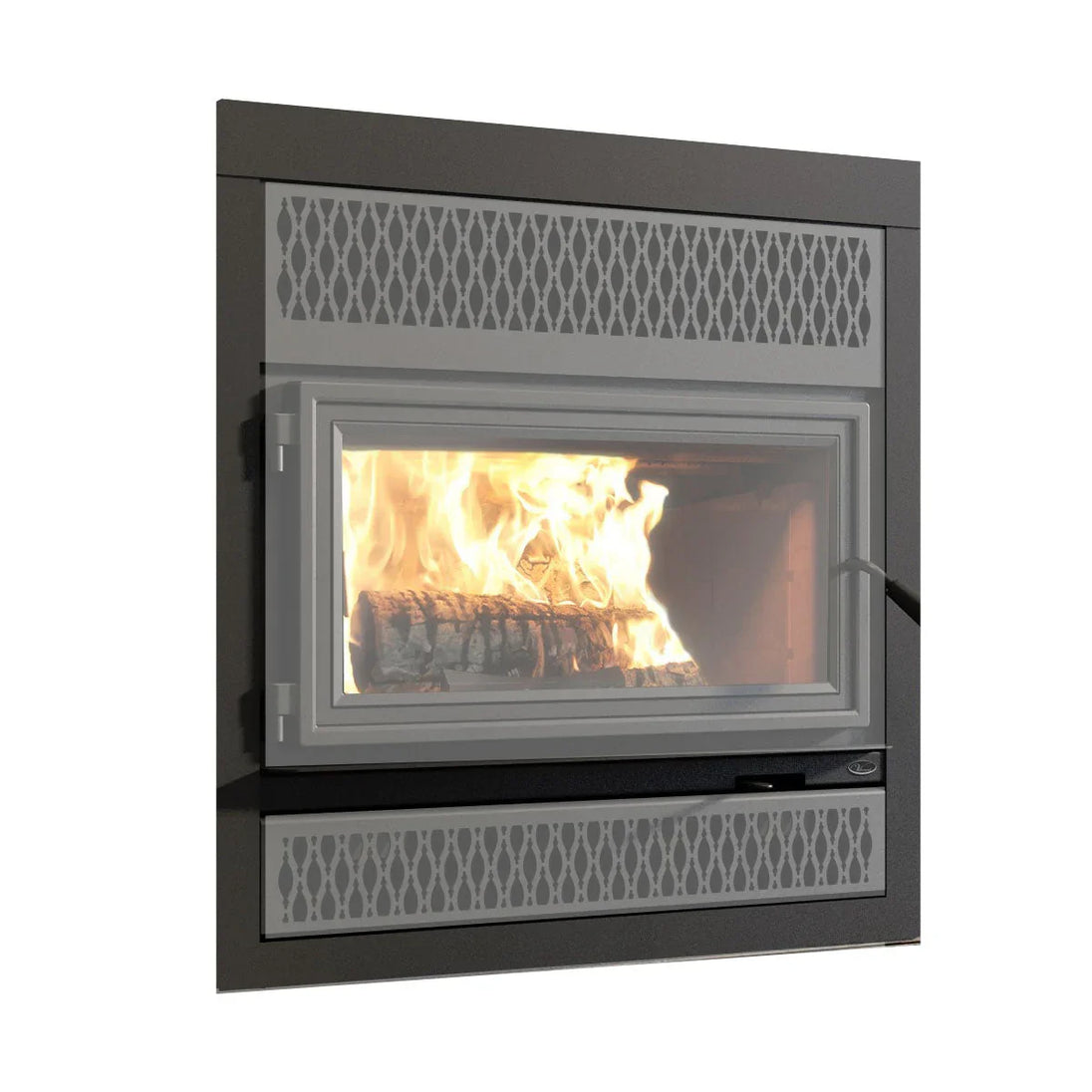 Valcourt Black Square Faceplate For Valcourt Lafayette IIS Fireplace - VA10FS06