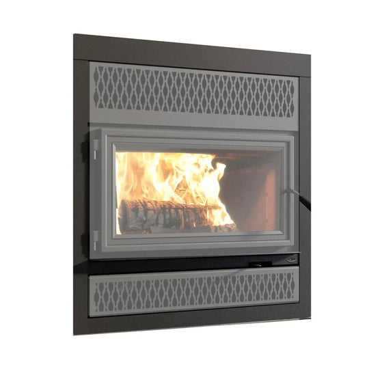 Valcourt Black Square Faceplate For Valcourt Lafayette IIS Fireplace - VA10FS06