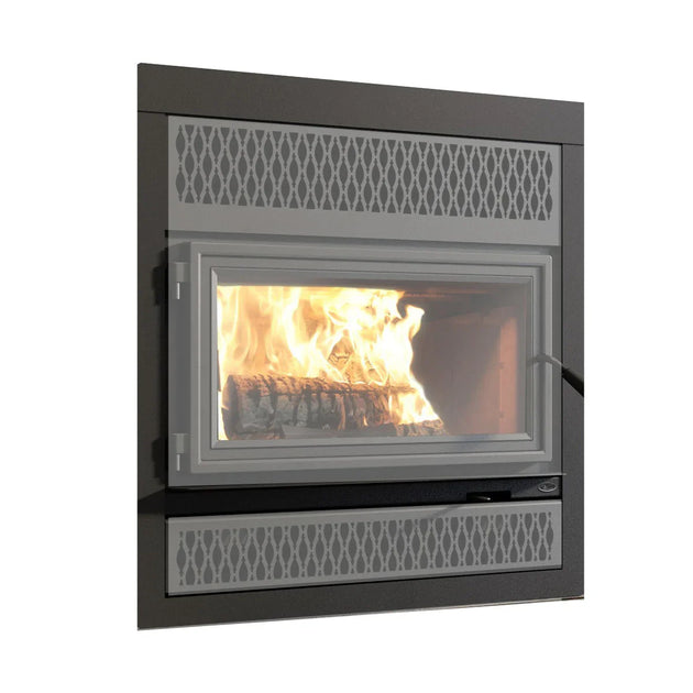 Valcourt Black Square Faceplate For Valcourt Lafayette IIS Fireplace - VA10FS06
