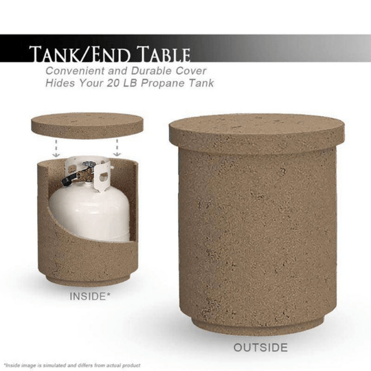 American Fyre Designs Contempo Rectangle Fire Table with glass top and metal frame